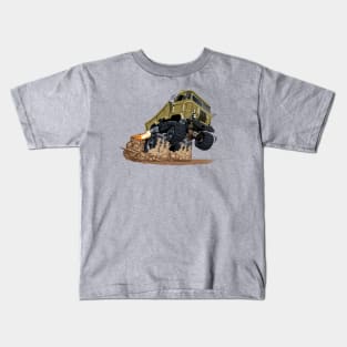 Cartoon 4x4 muscle truck Kids T-Shirt